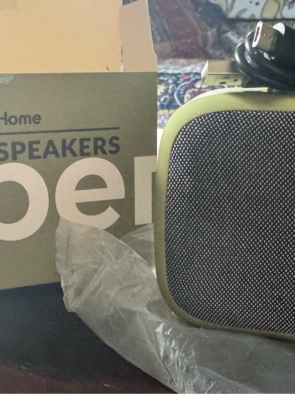 Piper Portable Bluetooth Speaker - Olive Green and Black